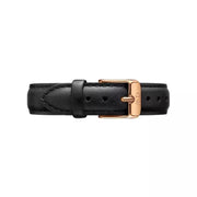  Shop Authentic Daniel Wellington Classic Sheffield Black Dial Black Leather Strap Watch For Women - DW00100139 - Luxxuri