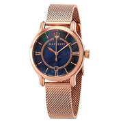  Shop Authentic Maserati Epoca Blue Dial Rose Gold Mesh Strap Watch For Women - R8853118503 - Luxxuri