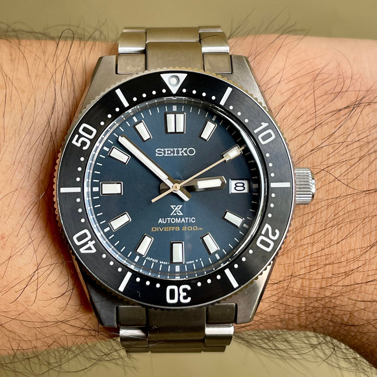  Shop Authentic Seiko Prospex Automatic 1965 Dive 55th Anniversary Limited Edtion Blue Dial Silver Steel Strap Watch For Men - SPB149J1 - Luxxuri