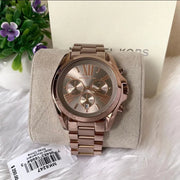  Shop Authentic Michael Kors Bradshaw Chronograph Brown Dial Brown Steel Strap Watch For Women - MK6247 - Luxxuri