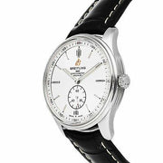  Shop Authentic Breitling Premier Automatic 40mm Silver Dial Black Leather Strap Watch for Men - A37340351G1P1 - Luxxuri