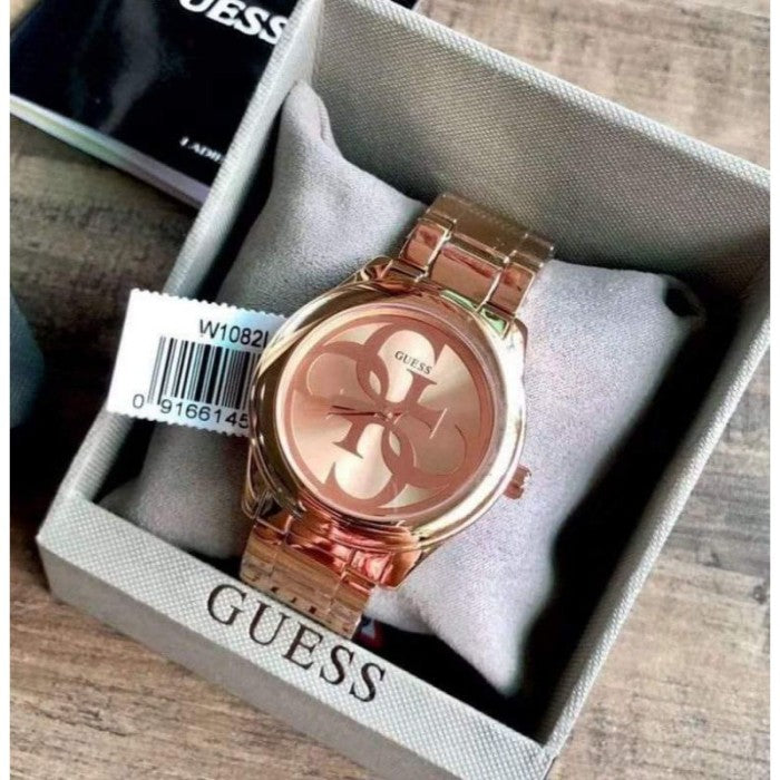  Shop Authentic Guess G-Twist Rose Gold Dial Rose Gold Steel Strap Watch for Women - W1082L3 - Luxxuri