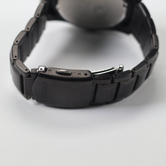  Shop Authentic Citizen Eco Drive Blue Dial Black Steel Strap Watch For Men - AW0024-58LB - Luxxuri
