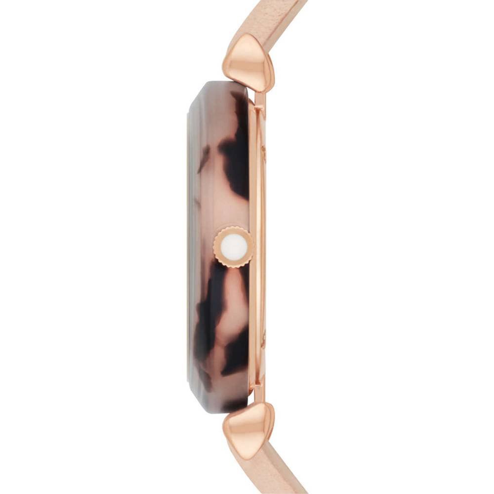  Shop Authentic Emporio Armani Mother of Pearl Dial Beige Leather Strap Watch For Women - AR11004 - Luxxuri