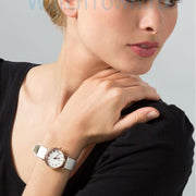  Shop Authentic Marc Jacobs Baker White Dial White Leather Strap Watch for Women - MBM1284 - Luxxuri