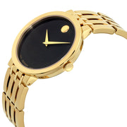  Shop Authentic Movado Esperanza Museum 39mm Black Dial Stainless Steel Watch For Men - 0607059 - Luxxuri