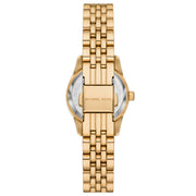  Shop Authentic Michael Kors Lexington Three-Hand Blue Dial Gold Steel Strap Watch for Women - MK4802 - Luxxuri