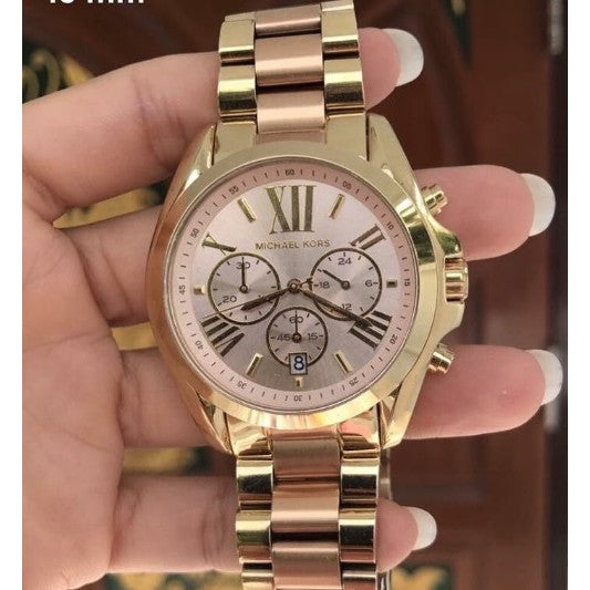  Shop Authentic Michael Kors Bradshaw Gold Dial Two Tone Steel Strap Watch for Women - MK6359 - Luxxuri