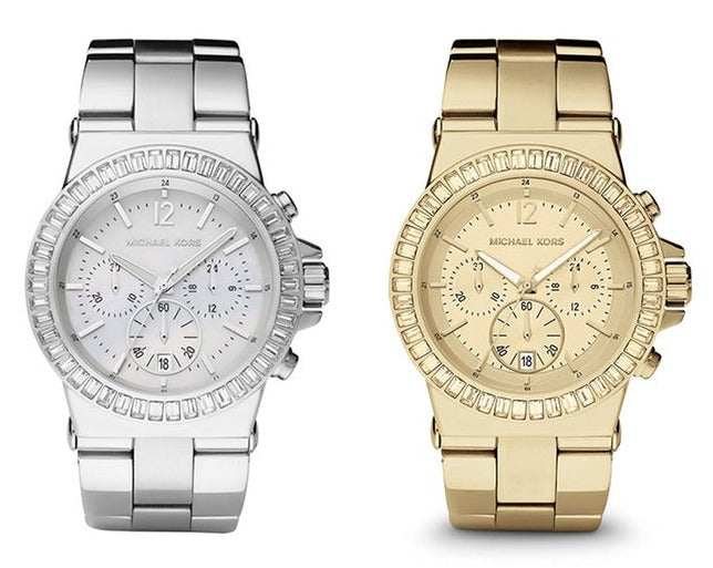  Shop Authentic Michael Kors Dylan Quartz Gold Dial Gold Steel Strap Watch For Women - MK5861 - Luxxuri