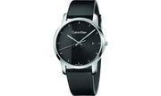  Shop Authentic Calvin Klein City Quartz Black Dial Black Leather Strap Watch for Men - K2G2G1C1 - Luxxuri