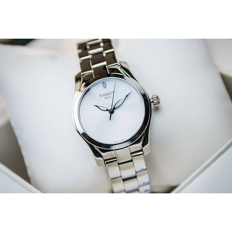  Shop Authentic Tissot T Wave Silver Dial Silver Steel Strap Watch For Women - T112.210.11.031.00 - Luxxuri