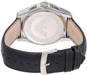  Shop Authentic Emporio Armani Valente Chronograph Black Dial Black Leather Strap Watch For Men - AR1633 - Luxxuri