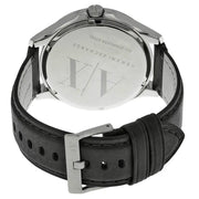  Shop Authentic Armani Exchange Hampton Chronograph Black Dial Black Leather Strap Watch For Men - AX2101 - Luxxuri