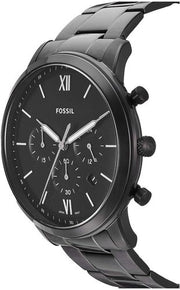  Shop Authentic Fossil Neutra Chronograph Black Dial Black Steel Strap Watch for Men - FS5474 - Luxxuri