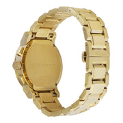 Shop Authentic Burberry The City Gold Dial Gold Steel Strap Watch for Women - BU9753 - Luxxuri
