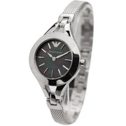  Shop Authentic Emporio Armani Classic Quartz Black Dial Silver Steel Strap Watch For Women - AR7328 - Luxxuri