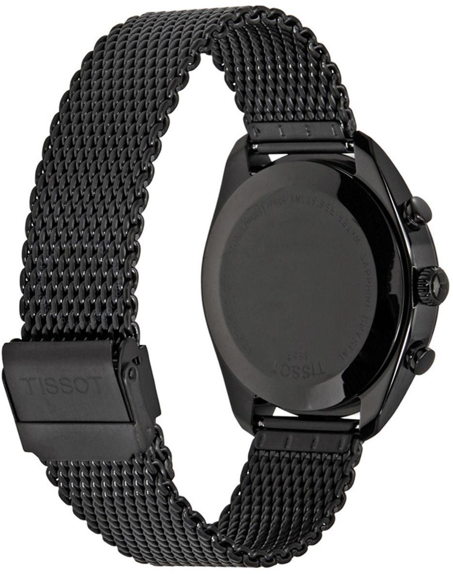  Shop Authentic Tissot T Classic PR 100 Chronograph Black Dial Black Mesh Bracelet Watch For Men - T101.417.33.051.00 - Luxxuri