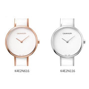  Shop Authentic Calvin Klein Seduce White Dial Two Tone Steel Strap Watch for Women - K4E2N116 - Luxxuri