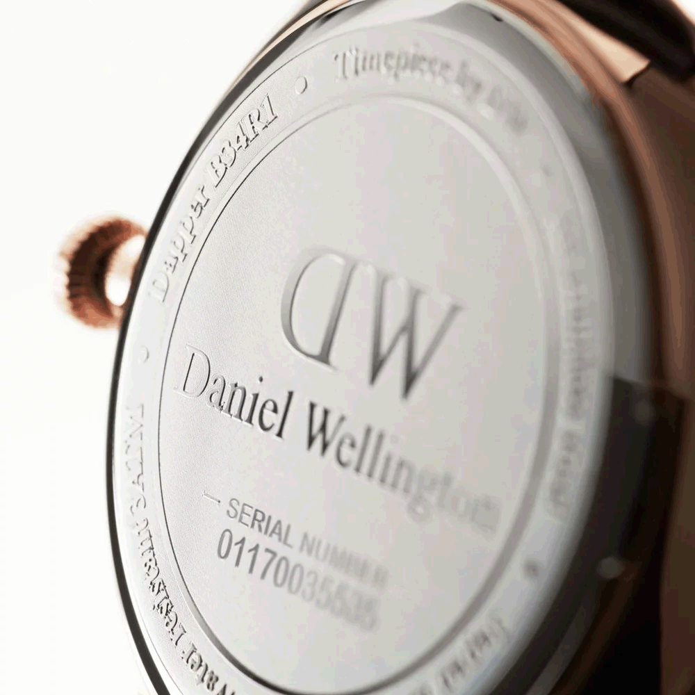  Shop Authentic Daniel Wellington Dapper Durham White Dial Brown Leather Strap Watch For Women - DW00100113 - Luxxuri
