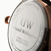  Shop Authentic Daniel Wellington Dapper Durham White Dial Brown Leather Strap Watch For Women - DW00100113 - Luxxuri