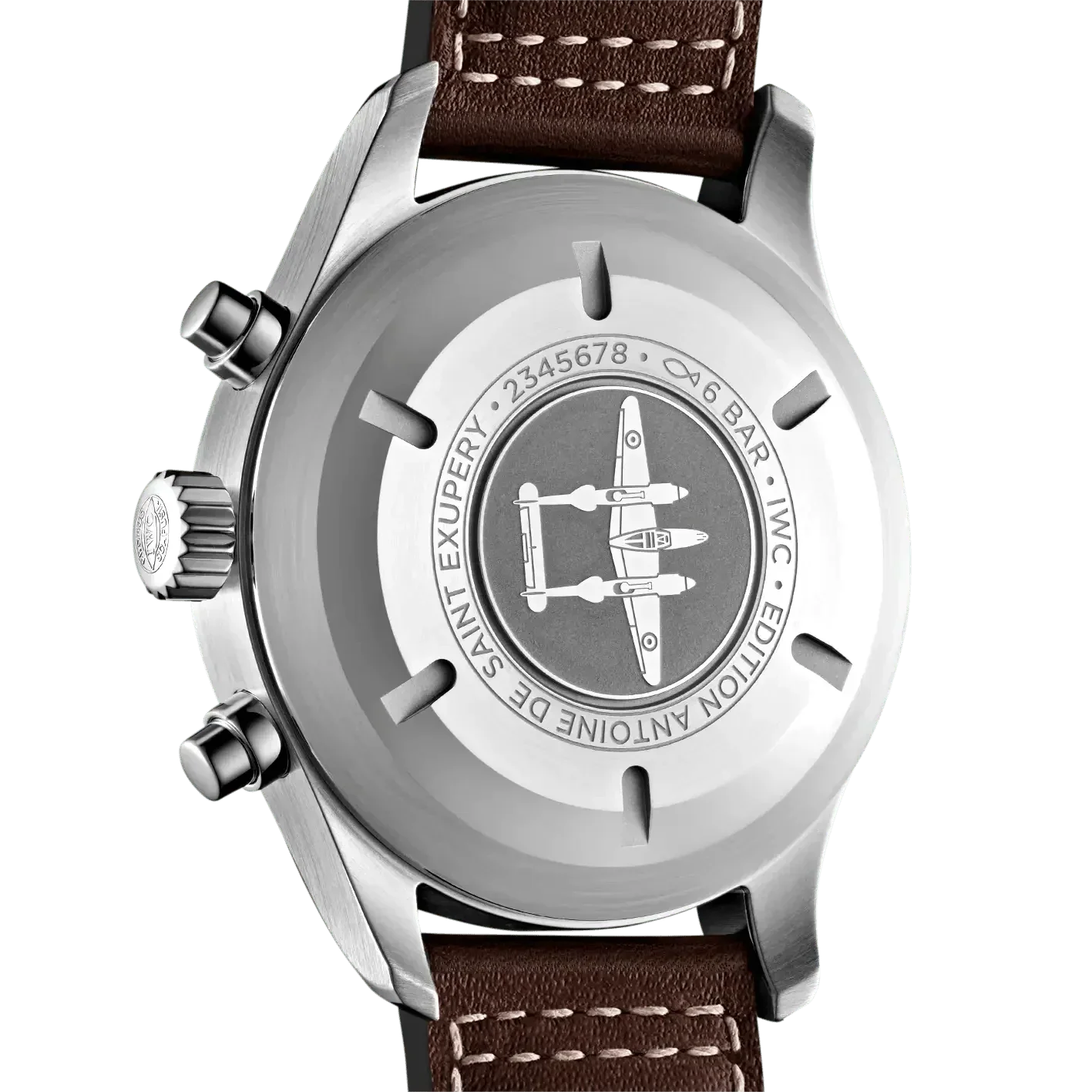  Shop Authentic IWC Pilot's Watch Chronograph Edition Brown Dial Brown Leather Strap Watch for Men - IW377713 - Luxxuri