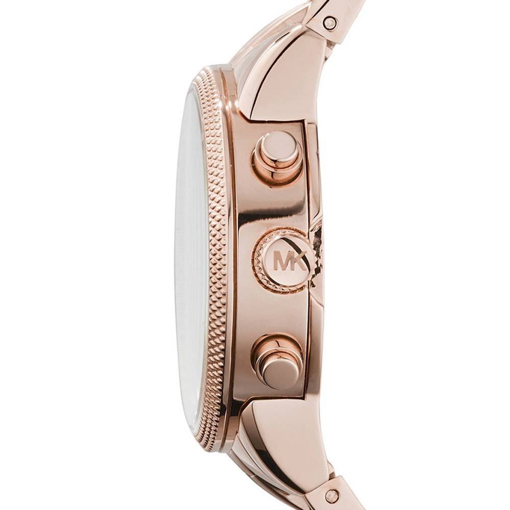  Shop Authentic Michael Kors Ritz Chronograph Rose Gold Dial Rose Gold Steel Strap Watch for Women - MK6077 - Luxxuri