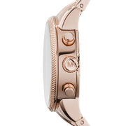  Shop Authentic Michael Kors Ritz Chronograph Rose Gold Dial Rose Gold Steel Strap Watch for Women - MK6077 - Luxxuri