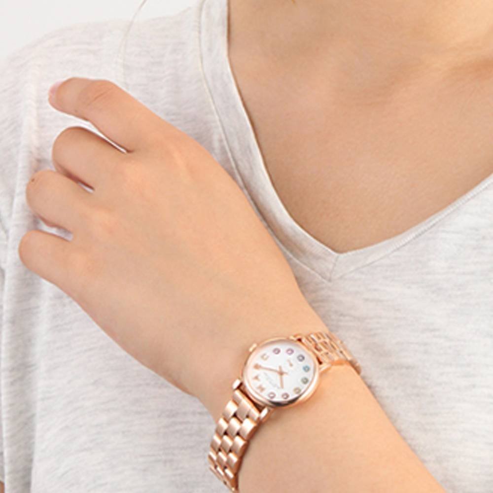  Shop Authentic Marc Jacobs Baker Dexter White Dial Rose Gold Steel Strap Watch for Women - MBM3443 - Luxxuri