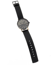  Shop Authentic Calvin Klein Boost Black Dial Black Leather Strap Watch for Men - K7Y21TCZ - Luxxuri