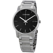  Shop Authentic Calvin Klein City Black Dial Silver Steel Strap Watch for Men - K2G2G14C - Luxxuri