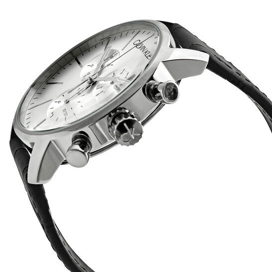  Shop Authentic Calvin Klein City Chronograph Silver Dial Black Leather Strap Watch for Men - K2G271C6 - Luxxuri