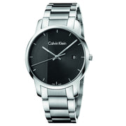  Shop Authentic Calvin Klein City Chronograph Black Dial Silver Steel Strap Watch for Men - K2G2G14Y - Luxxuri