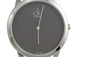  Shop Authentic Calvin Klein Minimalist Black Dial Silver Mesh Bracelet Watch for Men - K3M2112X - Luxxuri