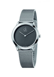  Shop Authentic Calvin Klein Minimal Grey Dial Silver Mesh Bracelet Watch for Women - K3M2312X - Luxxuri