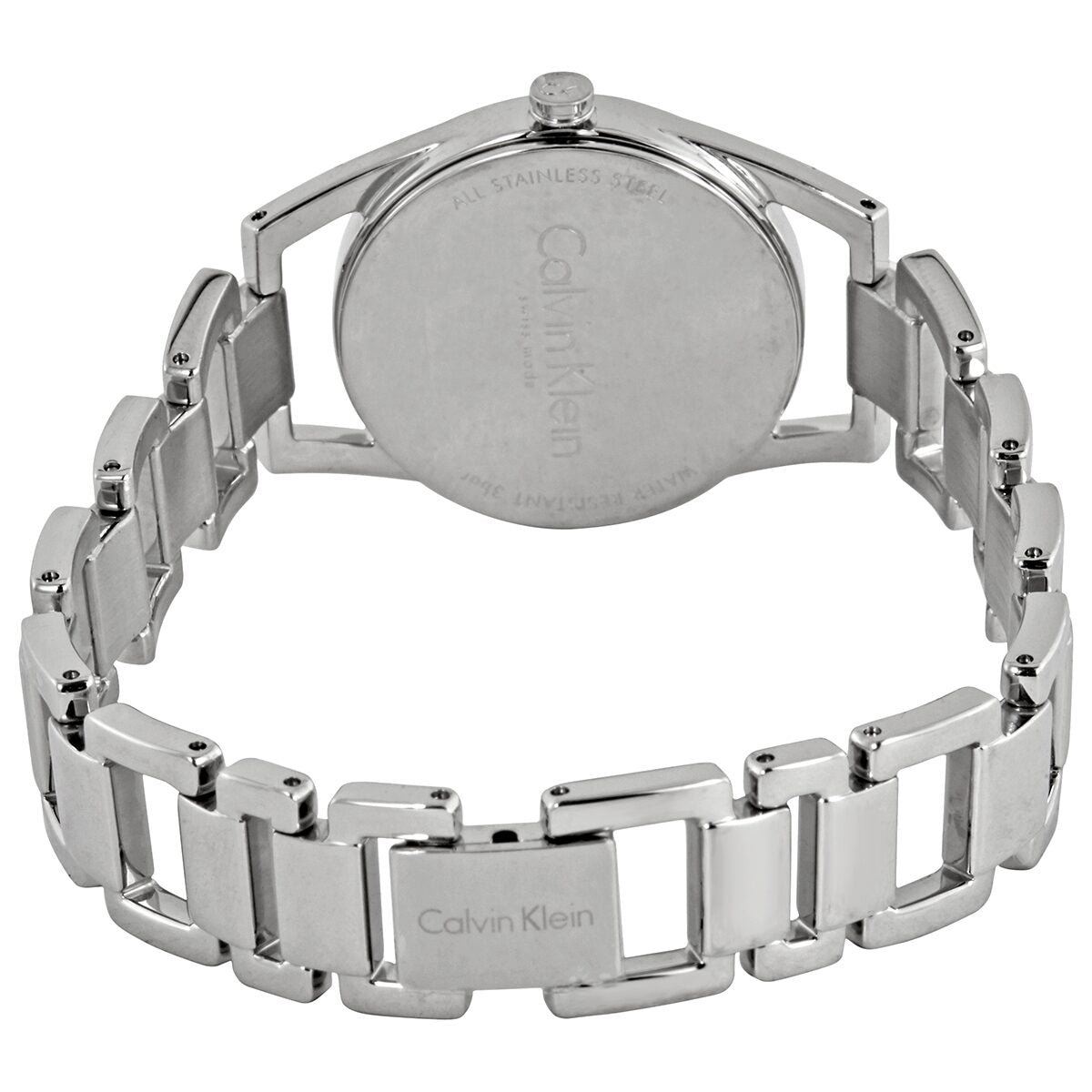  Shop Authentic Calvin Klein Dainty Silver Dial Silver Steel Strap Watch for Women - K7L23146 - Luxxuri