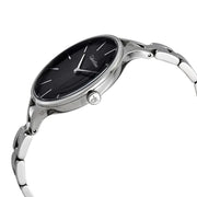  Shop Authentic Calvin Klein Graphic Black Dial Silver Steel Strap Watch for Women - K7E23141 - Luxxuri