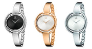  Shop Authentic Calvin Klein Impetuous Black Dial Silver Steel Strap Watch for Women - K4F2N111 - Luxxuri