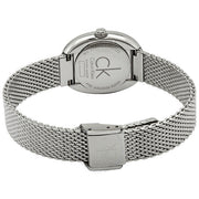  Shop Authentic Calvin Klein Incentive Silver Dial Silver Mesh Bracelet Watch for Women - K3P23126 - Luxxuri
