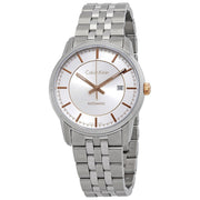  Shop Authentic Calvin Klein Infinity Silver Dial Silver Steel Strap Watch for Men - K5S34B46 - Luxxuri