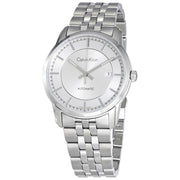  Shop Authentic Calvin Klein Infinity Automatic Silver Dial Silver Steel Strap Watch for Men - K5S34146 - Luxxuri