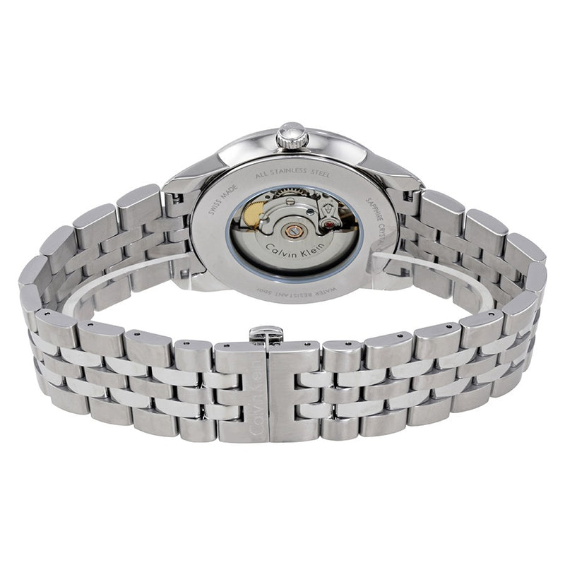  Shop Authentic Calvin Klein Infinity Automatic Silver Dial Silver Steel Strap Watch for Men - K5S34146 - Luxxuri