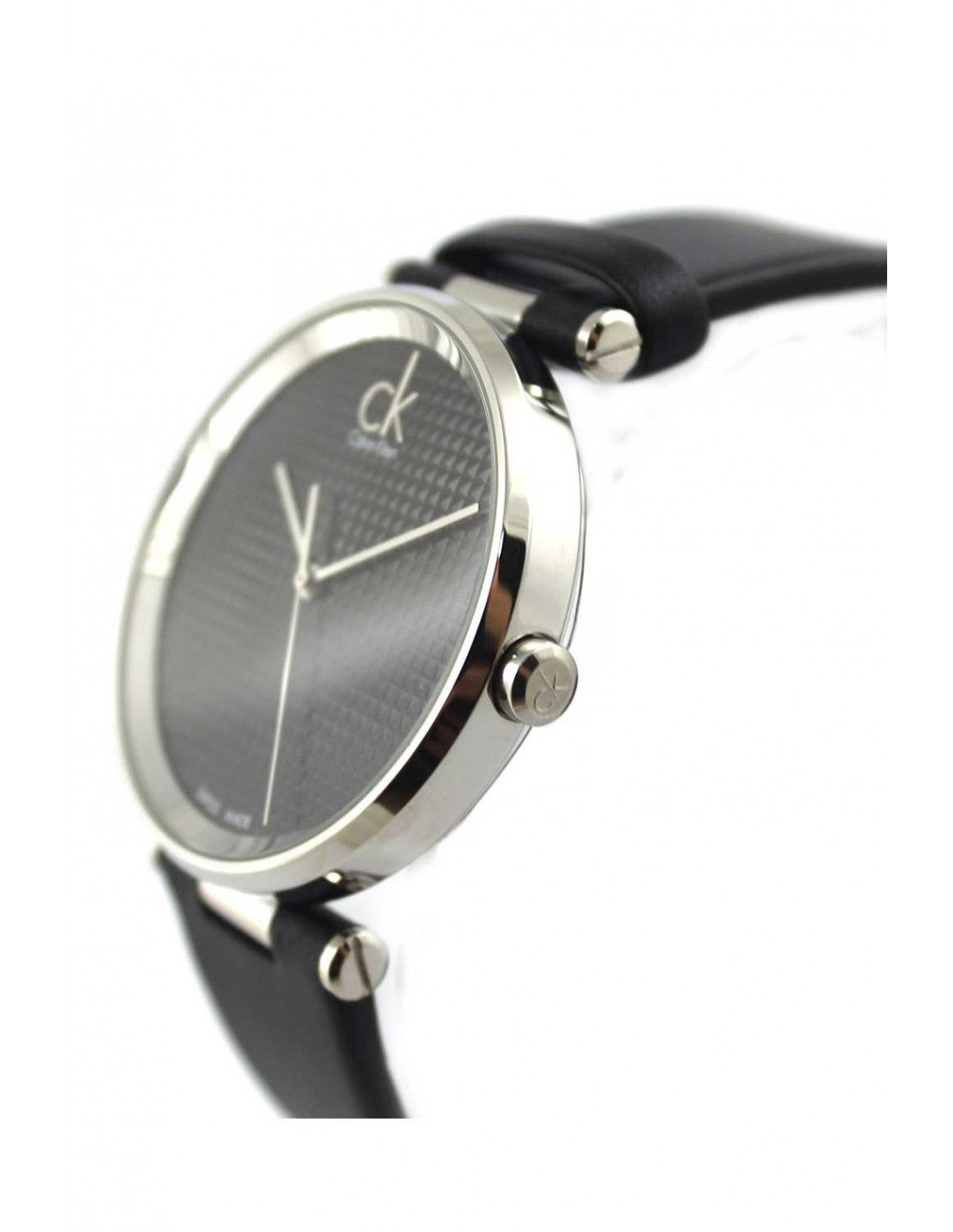  Shop Authentic Calvin Klein Sight Black Dial Black Leather Strap Watch for Men - K1S21102 - Luxxuri