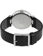  Shop Authentic Calvin Klein Sight Silver Dial Black Leather Strap Watch for Men - K1S21120 - Luxxuri