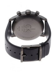 Shop Authentic Calvin Klein City Chronograph Grey Dial Black Leather Strap Watch for Men - K2G177C3 - Luxxuri