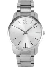  Shop Authentic Calvin Klein City Silver Dial Silver Steel Strap Watch for Men - K2G21126 - Luxxuri