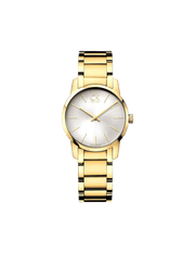  Shop Authentic Calvin Klein City White Dial Gold Steel Strap Watch for Women - K2G23546 - Luxxuri