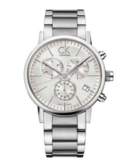  Shop Authentic Calvin Klein City White Dial Silver Steel Strap Watch for Men - K2G27146 - Luxxuri