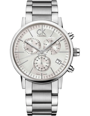  Shop Authentic Calvin Klein City White Dial Silver Steel Strap Watch for Men - K2G27146 - Luxxuri