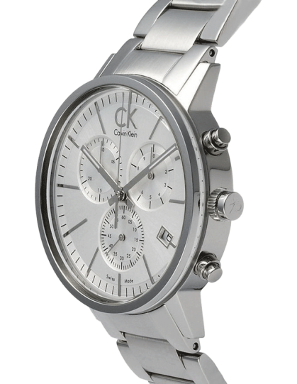  Shop Authentic Calvin Klein City White Dial Silver Steel Strap Watch for Men - K2G27146 - Luxxuri