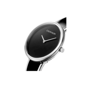  Shop Authentic Calvin Klein Seduce Black Dial Two Tone Steel Strap Watch for Women - K4E2N111 - Luxxuri